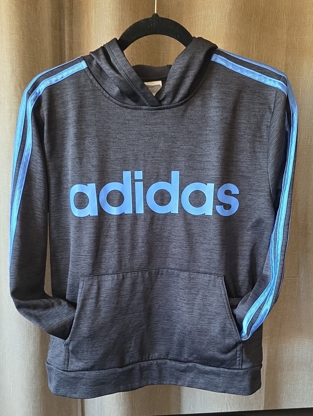 Youth L (14/16) Blue And Grey Hoodie